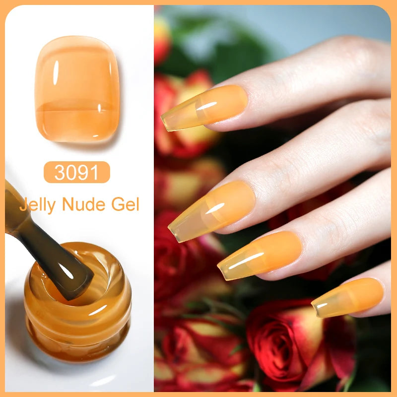 Arte Clavo Nails Gel Pearl Effect UV LED Nail Polish Sparking Varnish Qme 3091