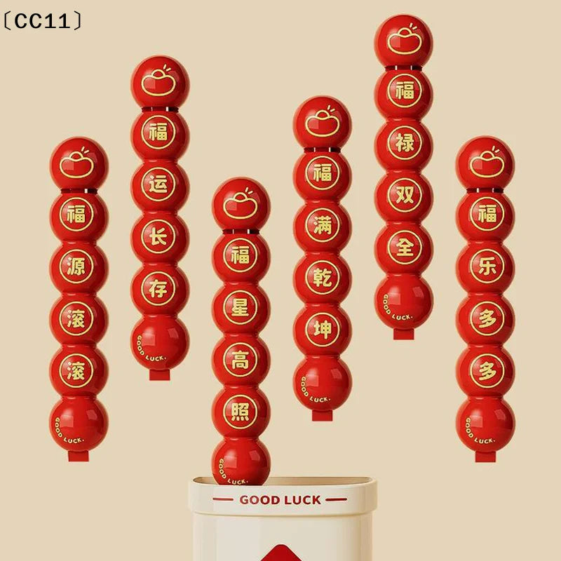 Simulated Candied Hawthorn Shape Sealing Clip Magnetic Refrigerator Qme