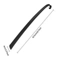 Long Handled Shoe Horn Dressing Stick Sock Remover Aid Helper Lazy Wear Helper Boot Lifter Shoehorns Accessories for Seniors Men Qme Black