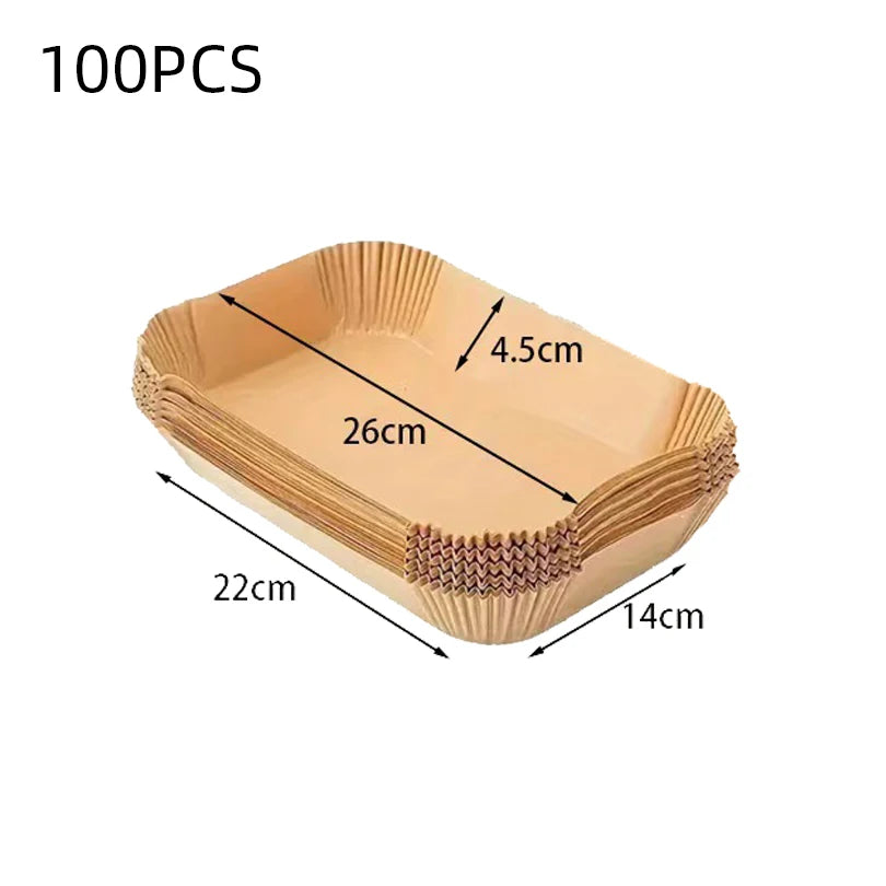 Disposable Oil-proof Waterproof Backing Paper Non-stick Airfryer Mat Qme 01