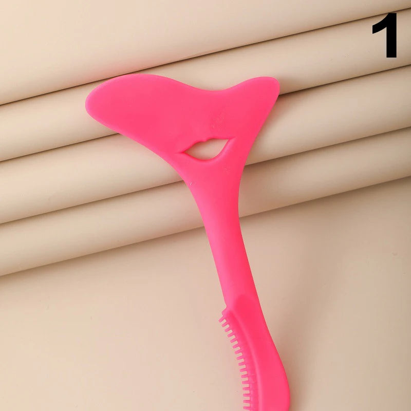 Multi-functional Eyeliner Stencil Wing Tips Aid Drawing Lipstick Qme 1