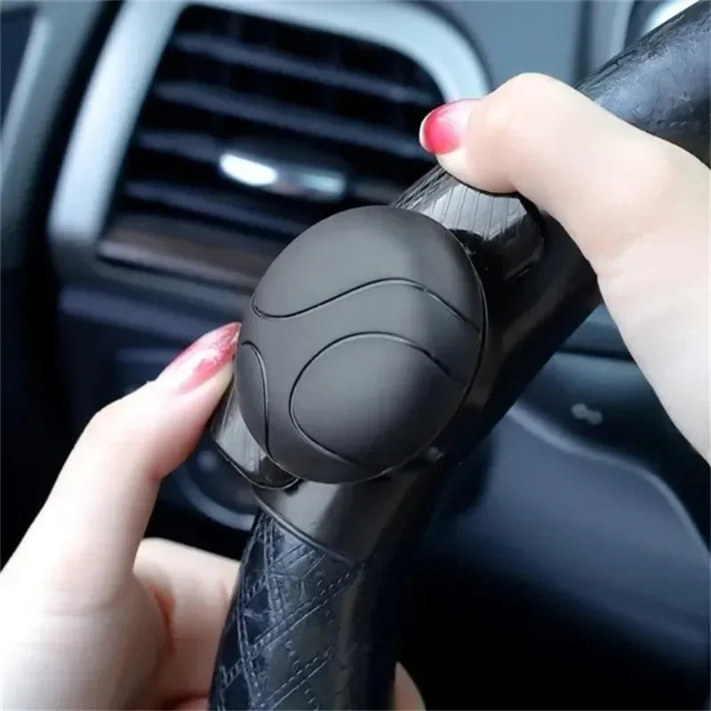 360° Assistive Steering Wheel Rotator - Featuring a force-saving one-handed operation design, equipped with a grip ball, Qme