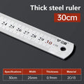 15- Zero Glare Satin Chrome Stainless Steel Machinist Engineer Ruler Qme A3