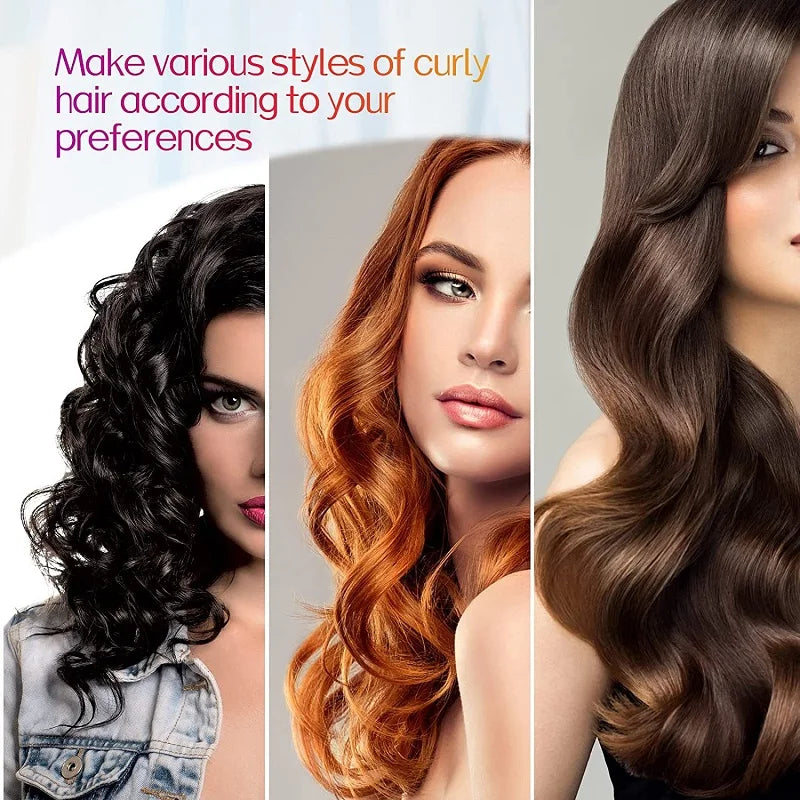 Heatless Curling Rod Headband No Heat Hair Curler Lazy Rollers Soft Qme