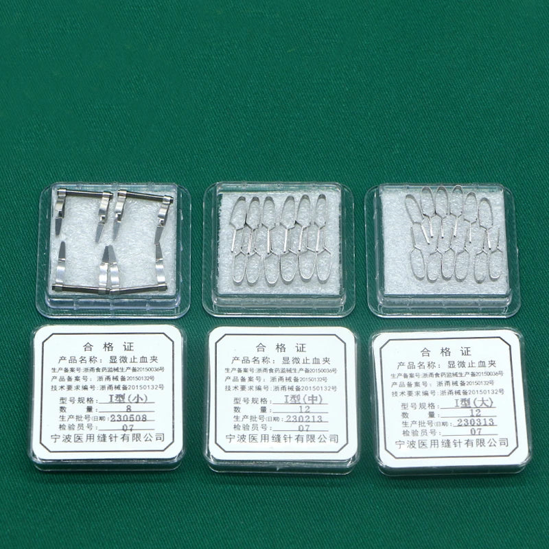 Arterial Vascular Clamping Clipper Blocking Clip Hemostasis Stainless Qme