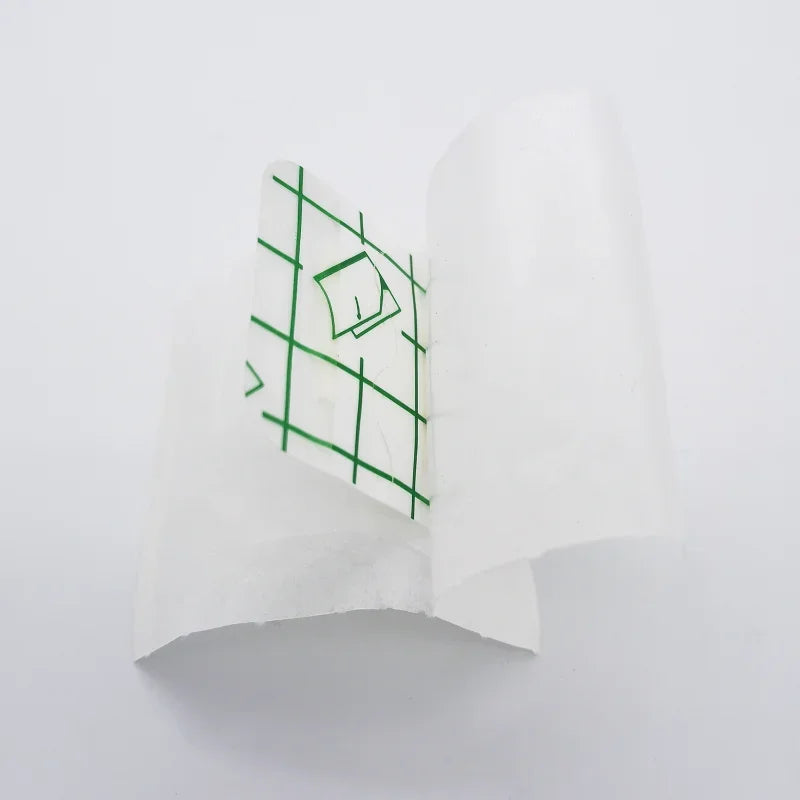 Square Shaped Waterproof Wound Dressing Plaster Bandages Skin Patch Transparent PU Band Aid Medical Strips Qme