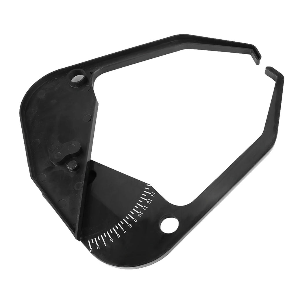 Car Wheel Caliper Tire Measuring Tool Car Measuring Tool Car Wheel Balancer Caliper Rim Width Measuring Tool Tire Scale Qme black