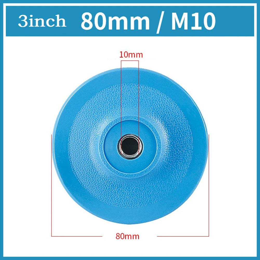 3/4inch Polishing Pad Sanding Disc Backing Pad Adhesive Disc Car Paint Care M10/M14/M16 Thread Polishing Discs Qme 3inch M10