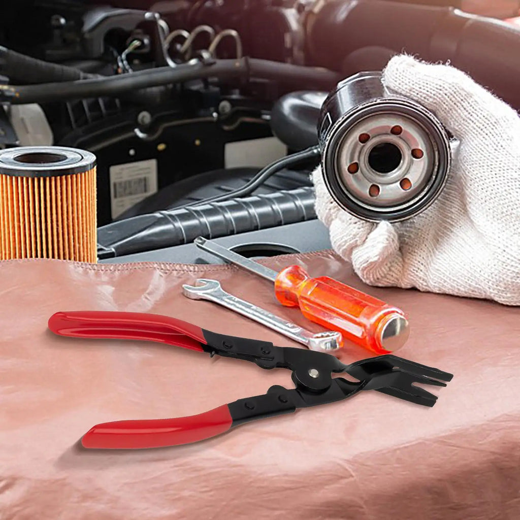 Car Trim Clip Removal Pliers Clip Pliers Fastener Removal Tool Ergonomic Tools Multifunctional Puller for Maintenance Truck Auto Qme