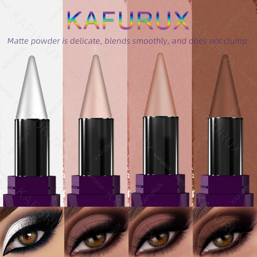 4 Colors Matte Eyeshadow Stikc Eye Shadow Pen Waterproof Nude Makeup Qme