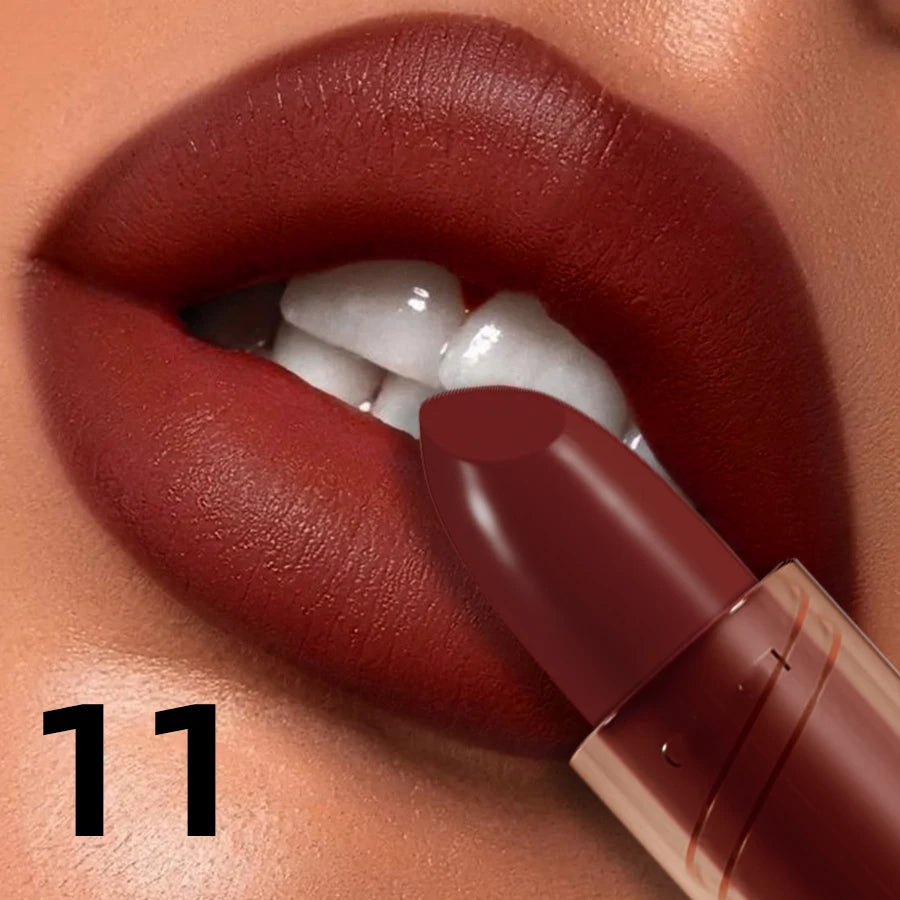 14-color Matte Lipstick Red Lip Stick Waterproof Sexy Korean Makeup Qme 11