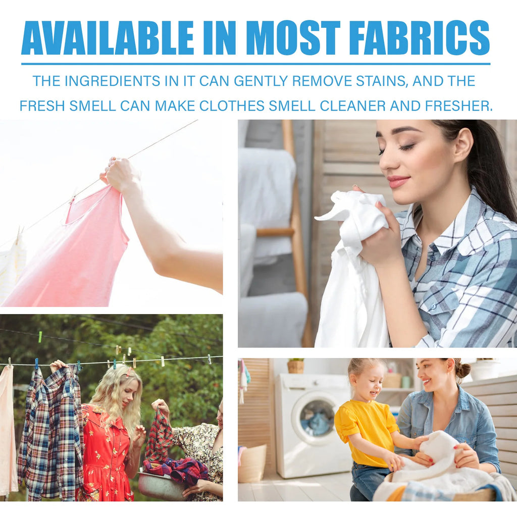 Laundry Detergent Soft Clothes Dirt Heavy Stain Clean Removal Freshing Concentrated Washing Powder Dissolvable Laundry Tablets Qme