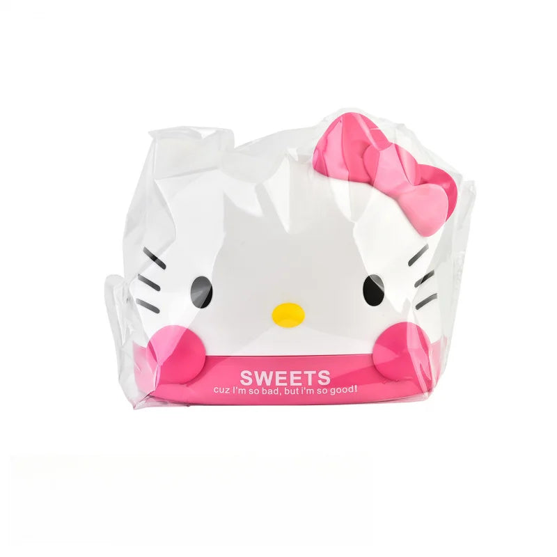 Hello Kitty Household Tissue Holder Creative Tissue Box Cartoon-themed Plastic Tissue Holder for the Living Room Table Qme