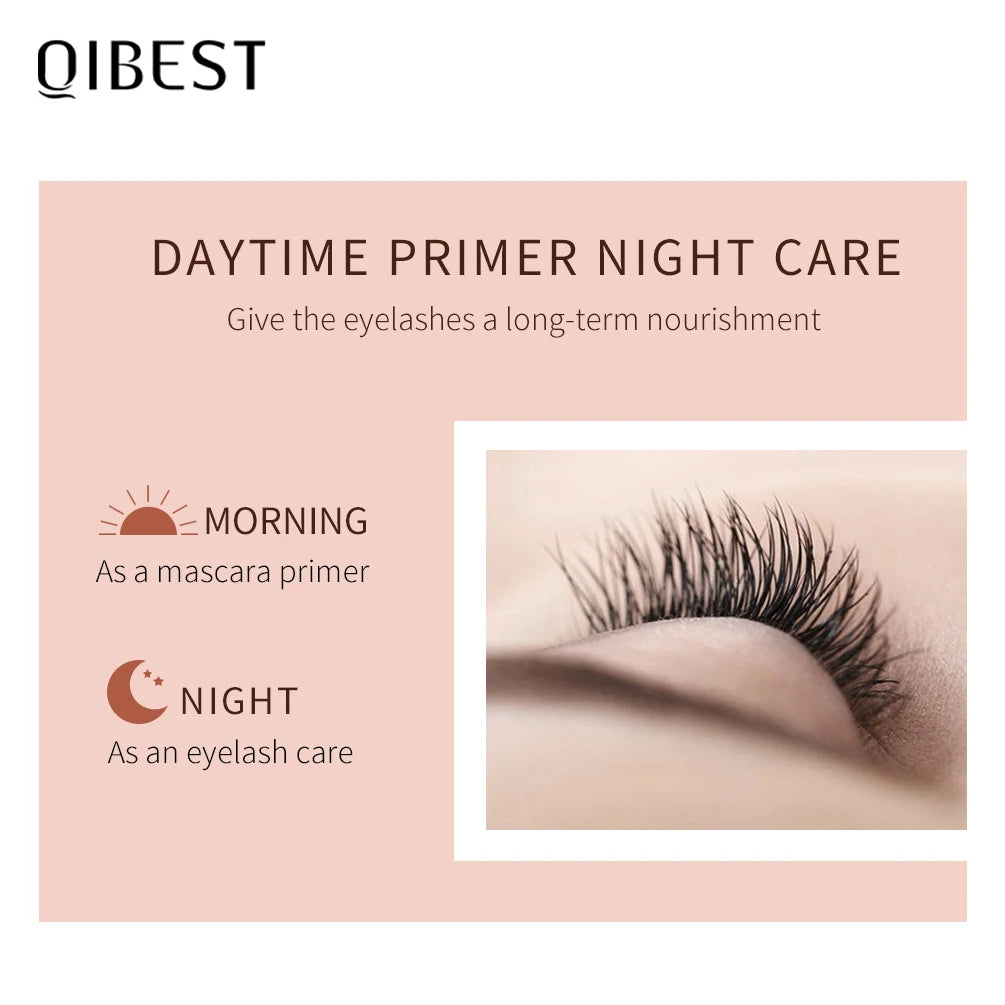 QIBEST Eyelash Growth Serum Natural Makeup Treatment Lash Nourishing Eyelash Enhancer Lengthening Eyelash Serum Thicker Mascara Qme