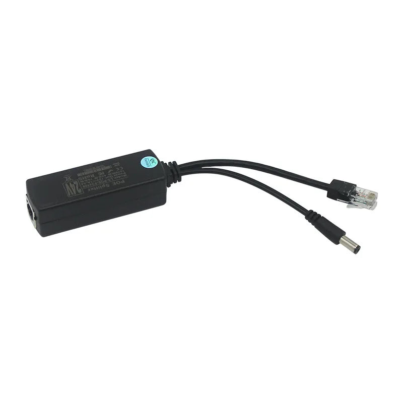 2PCS POE Splitter Outdoor AP Power Supply 48V 24V POE Combiner Separator 12V Output Qme 55V-48V to 12V