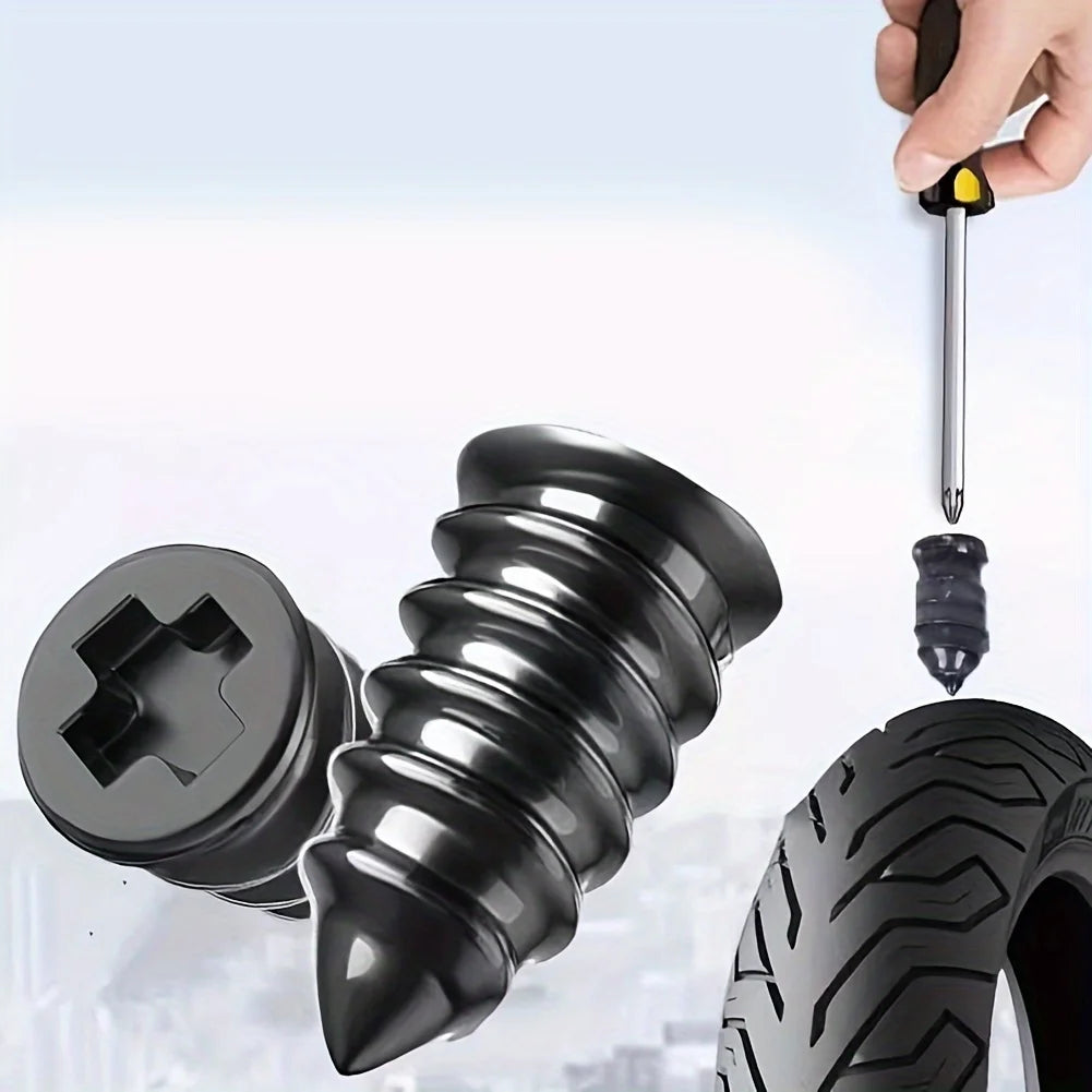 40Pcs 20 large + 20 small quick tire repair set, spiral tire repair nails, suitable for cars, motorcycles, bicycles Qme