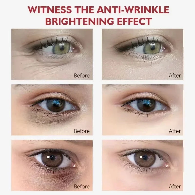 Instant Eye Bag Removal Cream Collagen Anti-Wrinkle Fade Fine Lines Firming Skin Anti Dark Circle Puffiness Brighten Eye Care Qme