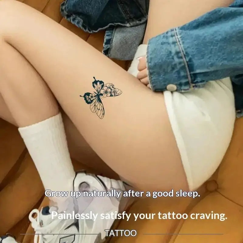 3D Butterfly Tattoo Stickers Waterproof Body Art Photography Modeling Qme