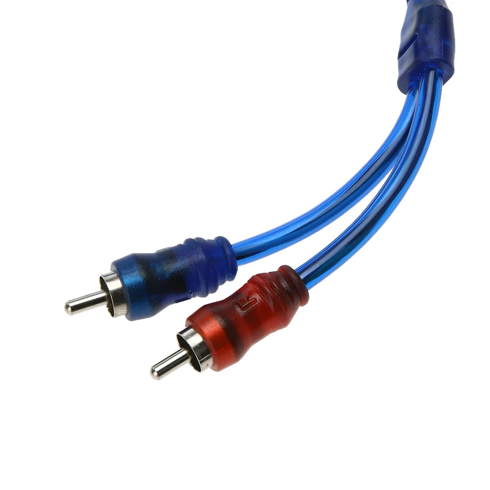 Car Audio System Amplifier Copper Cable Audio Cord 5 Meter 2 RCA to 2 RCA Plug Audio Power Amplifier Cable Qme