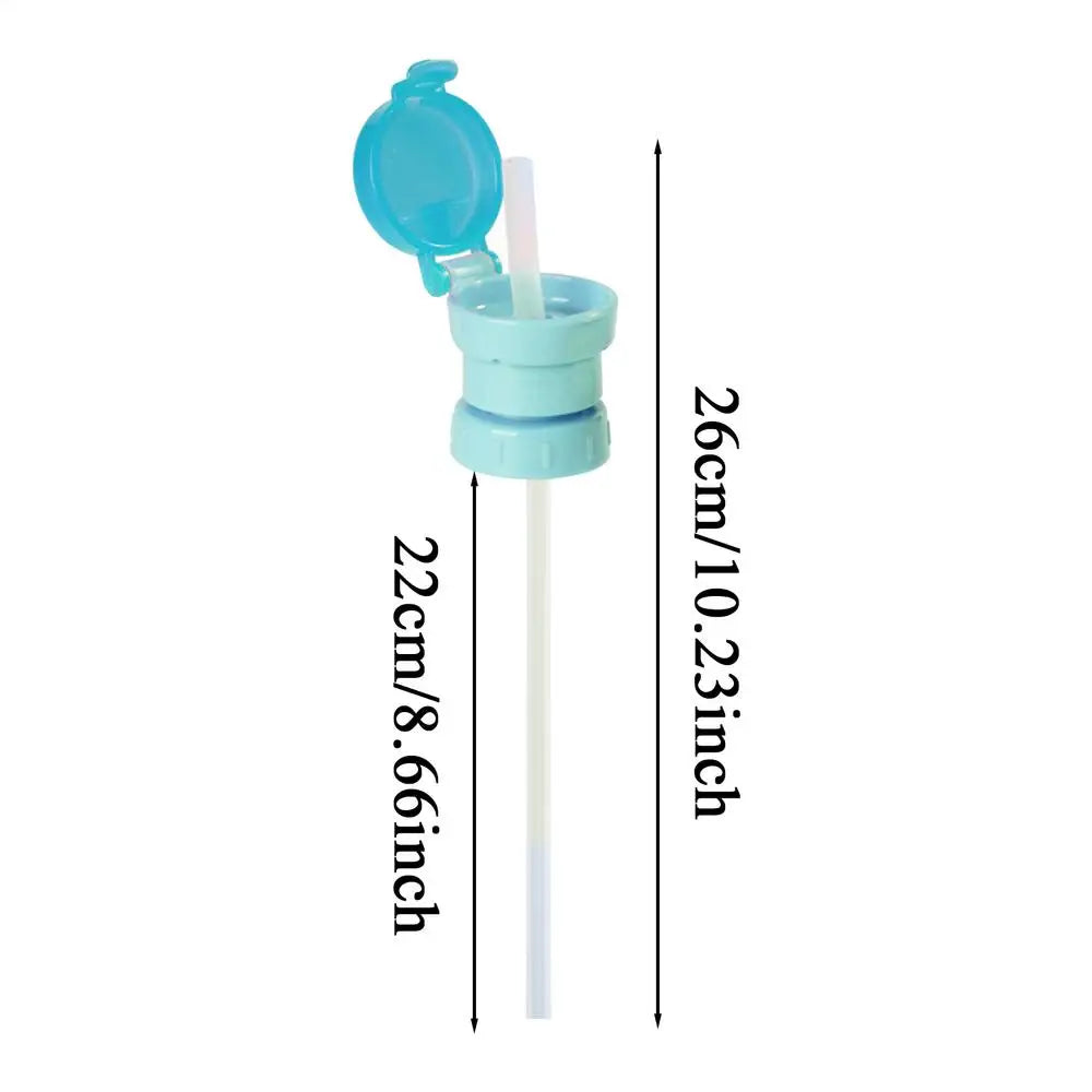 1pcs Water Bottle Topper for Kids Universal Portable Leak-Proof Drinking Tool Water Bottle Caps for Juice Party Travel Camping Qme Blue