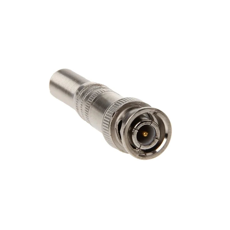 ESCAM 50Pcs BNC Male Plug Connector To Screw For RG-59 Coaxical Cable CCTV Camera Qme
