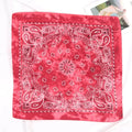 Hip Hop Bandana Square Scarf Scarves Seamless Hair Band Design Qme Red