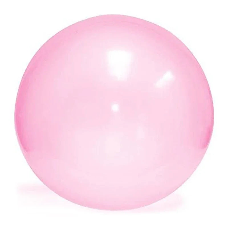 Children Outdoor Toys Bubble Ball Inflatable Rubber Ball Games Balloon Toys Baby Shower Fun Party Water Filled Bubble Ball Toy Qme pink S - 40cm