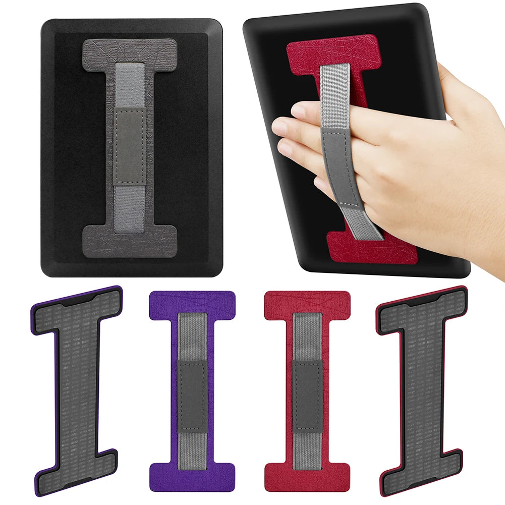 Anti Slip Finger Sling Band Handle Universal Tablet Grip Strap Hand Holder Tablet Handle Hand Holder for 6-8 Inch Kindle Tablet Qme