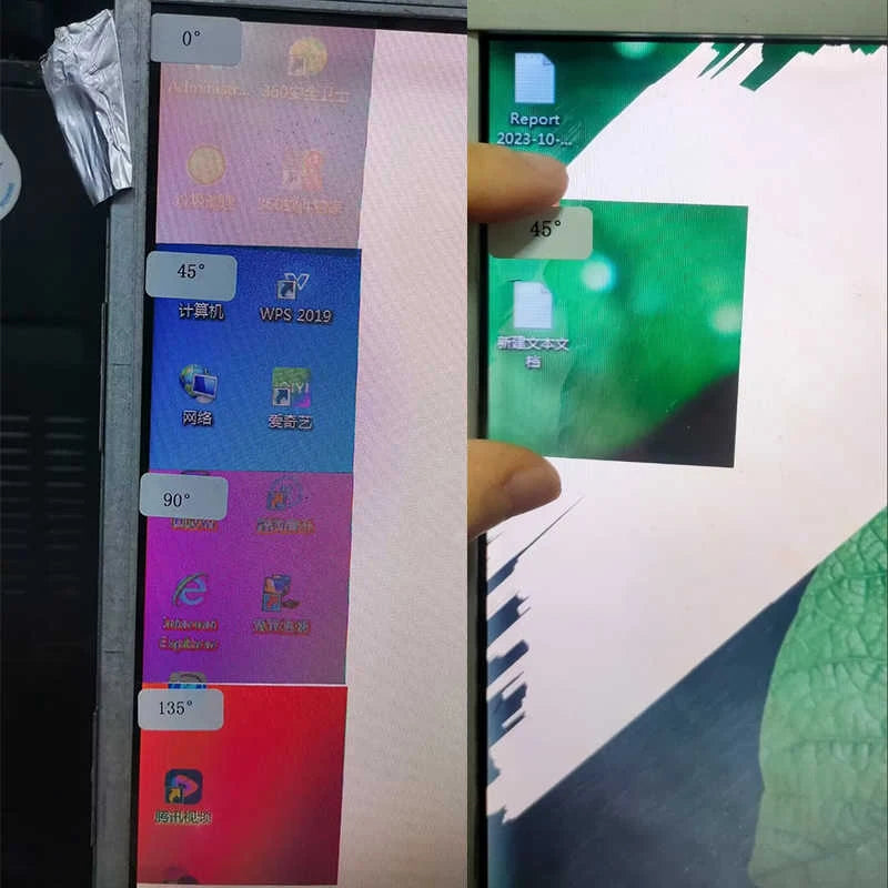 Polarizing Film0 45 90 135 Degree Angle Test Tool LCD LED Screen Qme