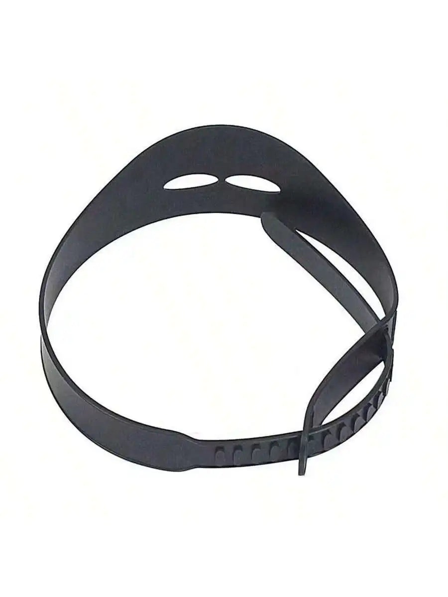 Integrated Adjustable Hairband Portable Neck Hair Trimming Styling Qme black