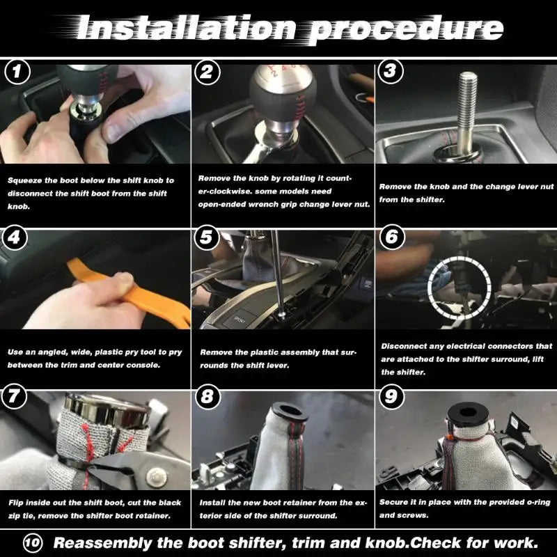 Universal Aluminum Alloy Shift Knob Stopper Shifting Head Limiter Qme