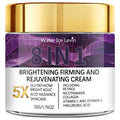 5X Glutathione Brightening Cream - 8-in-1 Firming & Rejuvenating, Retinol & Kojic Acid for Radiant, Glowing Skin Qme WHITE 50g