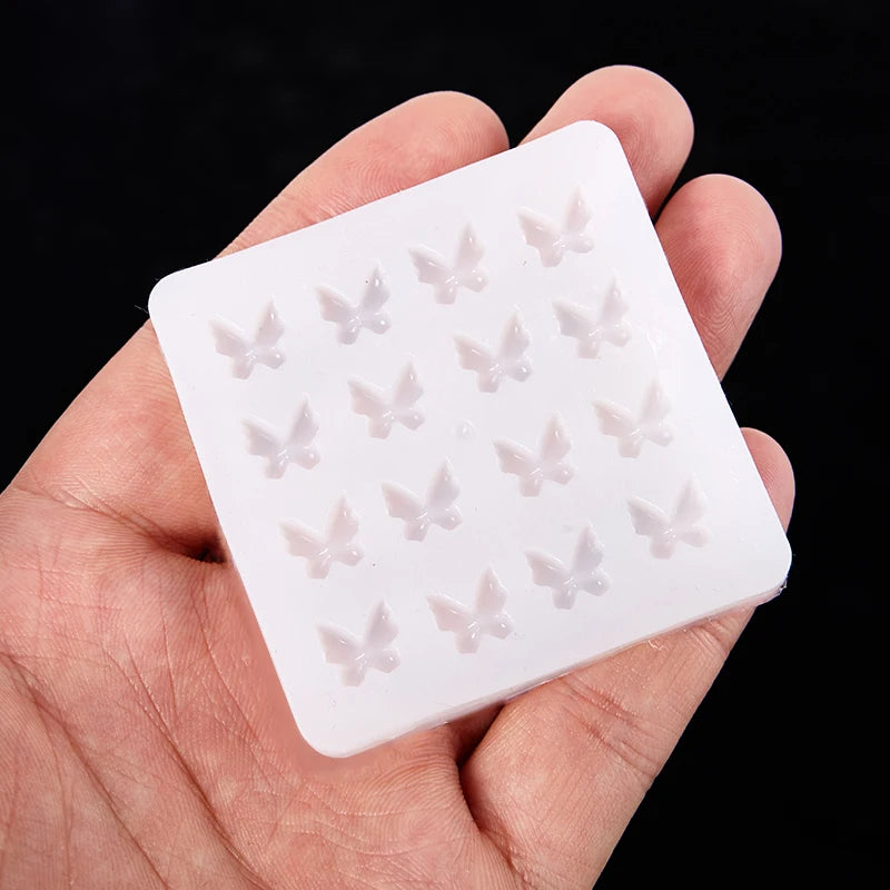 Butterfly Shape Epoxy Resin Molds Pendant Silcone Moulds DIY Jewelry Qme