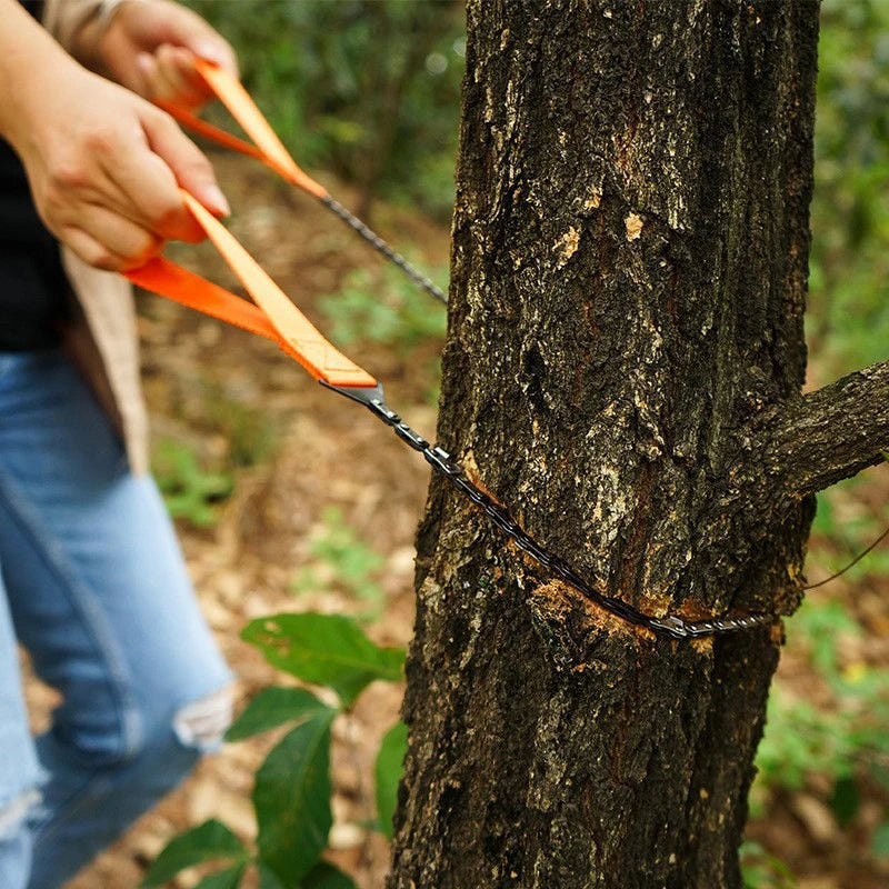 11-Teeth Outdoor Portable Hand Drawn Wire Saw Ideal Field Qme