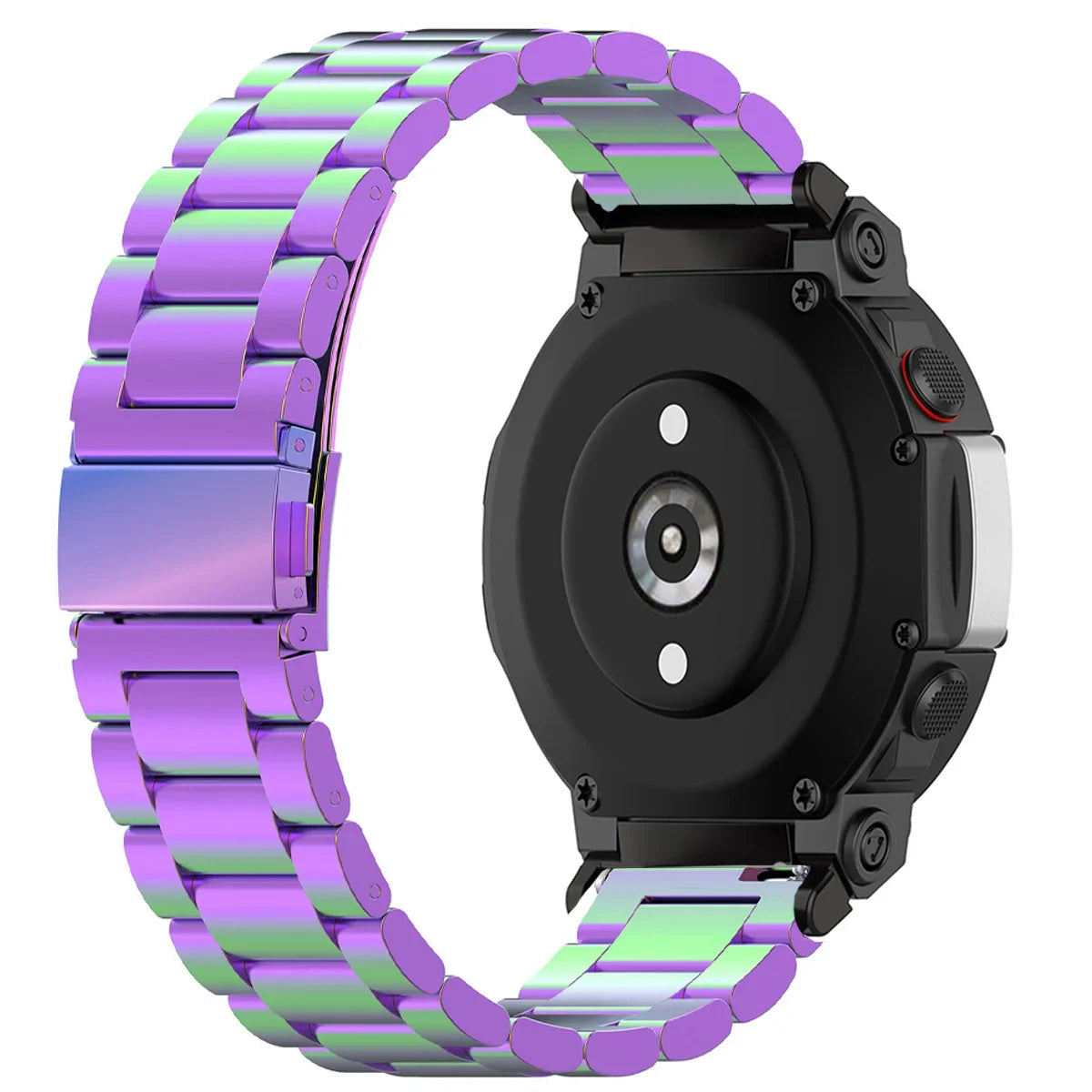 Luxurious Stainless Steel Band For Amazfit T Rex3 Smart Watch Strap Metal Bracelet For Huami Amazfit T Rex 2 Qme M For Amazfit T-rex