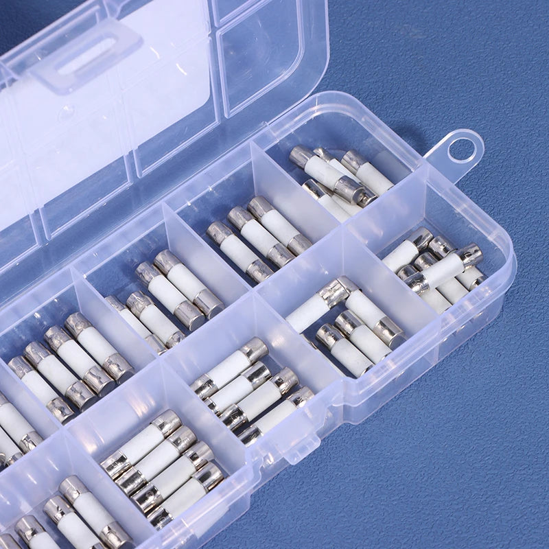 Ceramic Fuse Cartridge X Slow Blow T 0 25A 5A 1A 2A 3A 8A 10A 15A 20A Qme