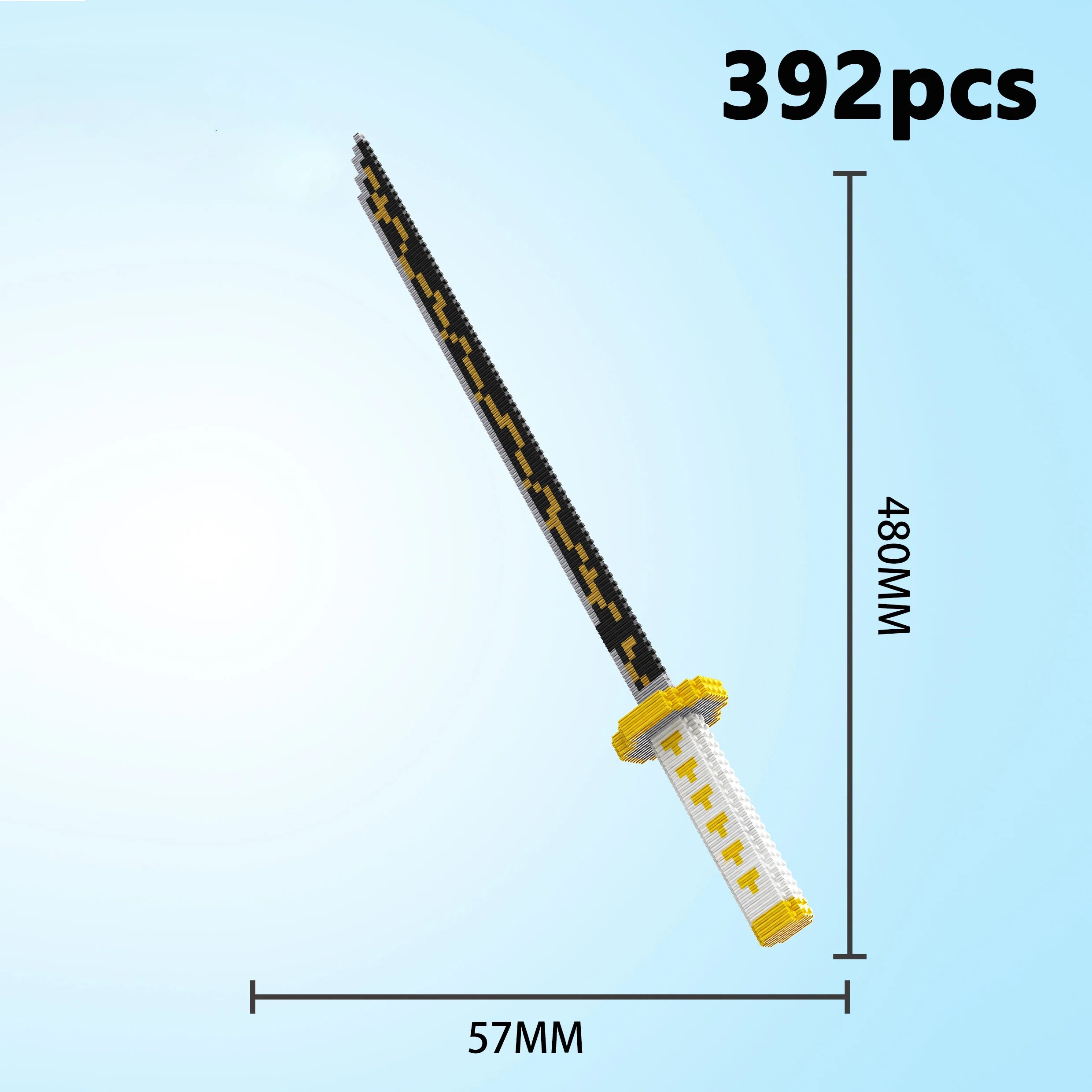 Sword Building Blocks Ninja Blade Katana Japanese Anime Butterfly Nichirin Knife Bricks Toys Children Adult Boys Girls Gift Qme Opp bag 8