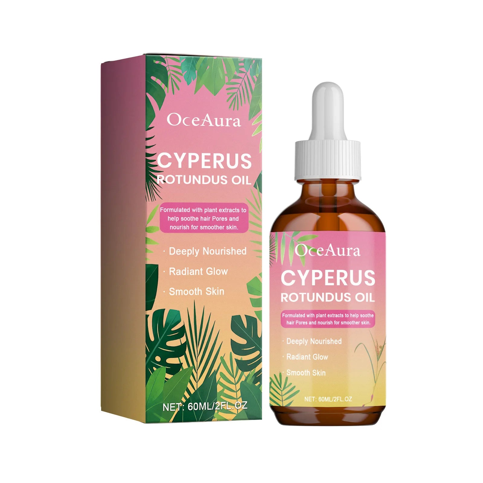 Cyperus Rotundus Oil Hair Removal After Skin Calming Essence Anti Dry Qme 60ml Boxed