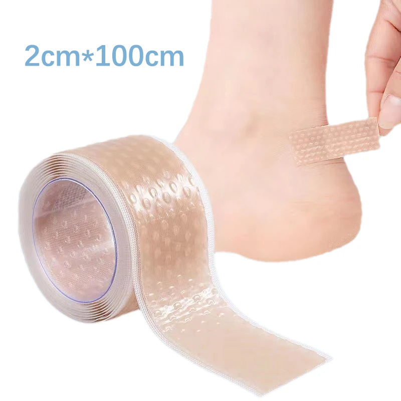 1 Roll Silicone Anti-friction Heel Stickers Shoe Protection Tape Heels Qme