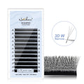 NATUHANA Narrow W-shaped 3D 4D 5D Eyelash Extensions Faux Mink Volume Qme 3D W LU 11mm