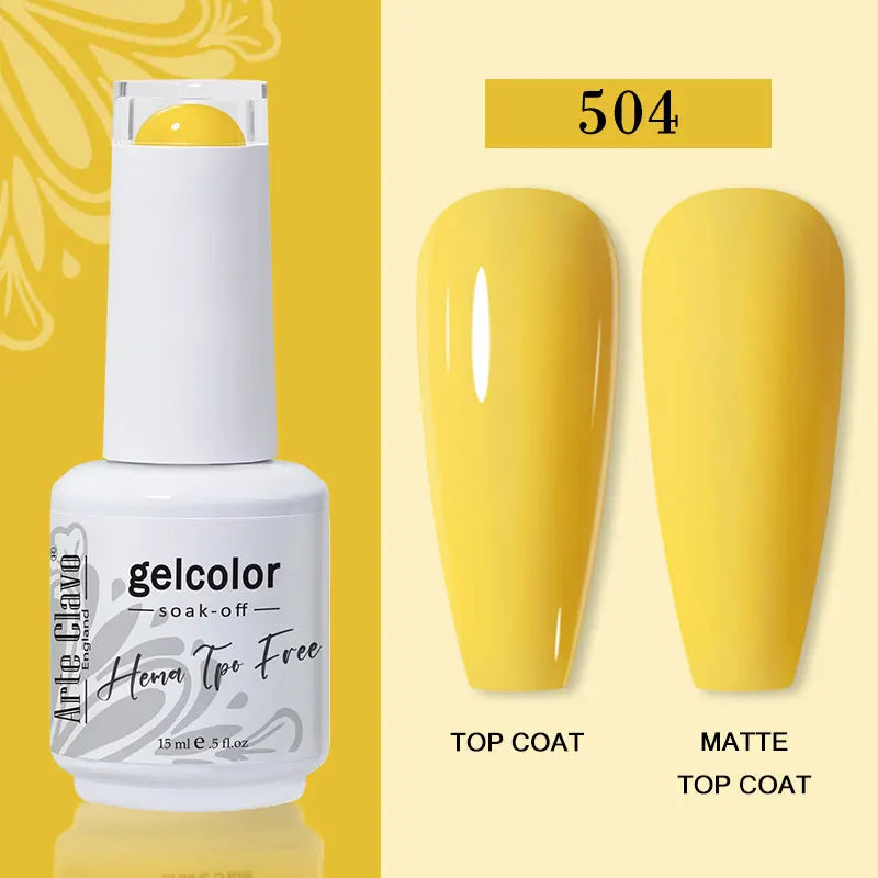 Arte Clavo Summer Nails Tip Candy Series Jelly Gel Nail Polish Blue
