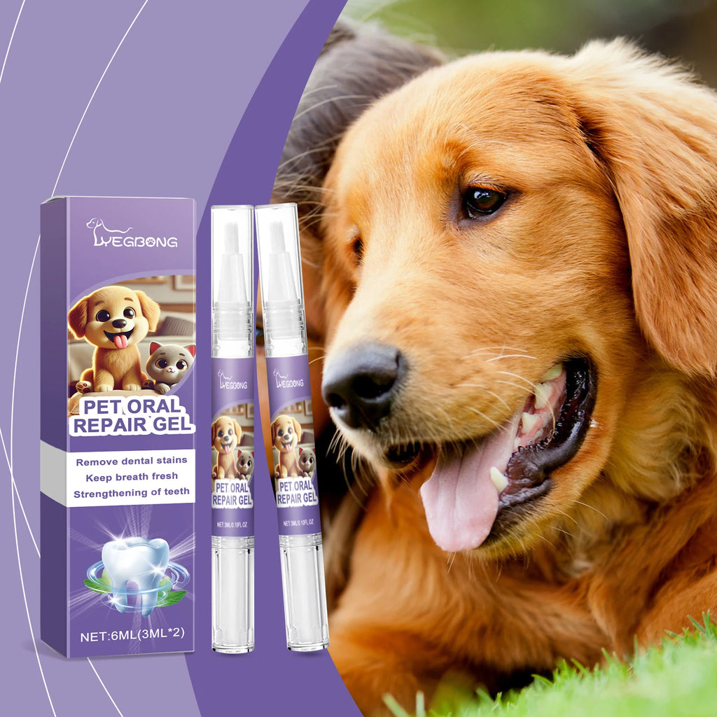 Pet Oral Repair Gel Effectively Removing Dental Plaque Eliminating Bad Breath Relieve Tooth Sensitivity Pet Oral Restoration Gel Qme