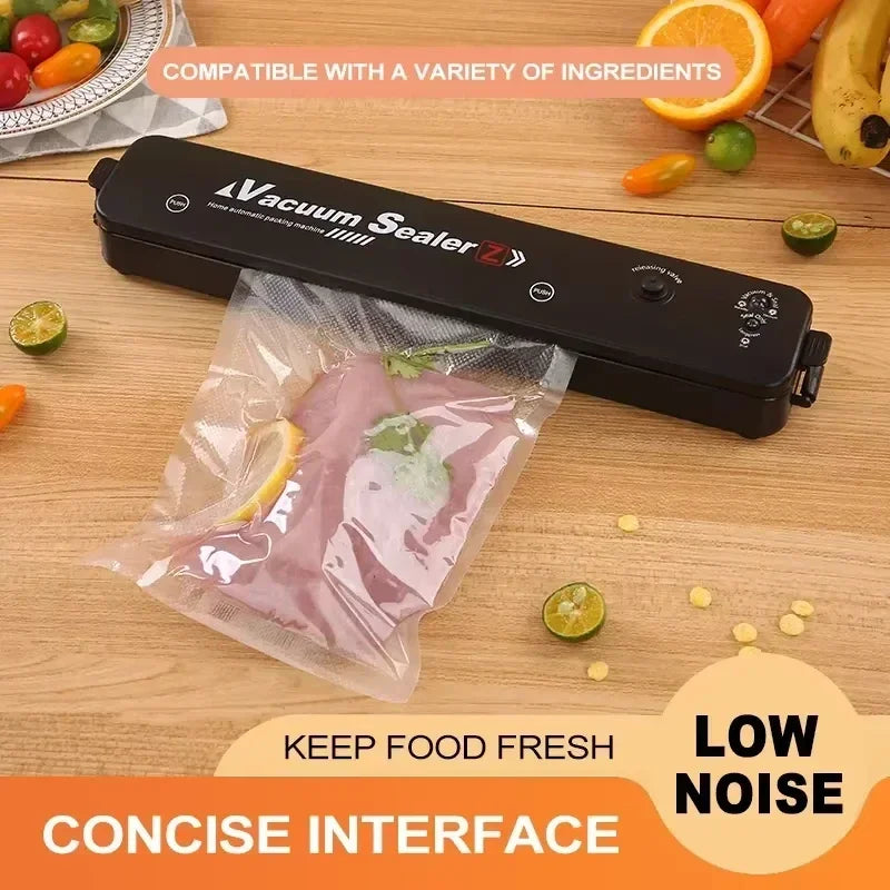 Food Sealing Portable Home Vacuum Kitchen Helper 220V Automatic Packaging Machine Food Vacuum Sealing Machine Qme