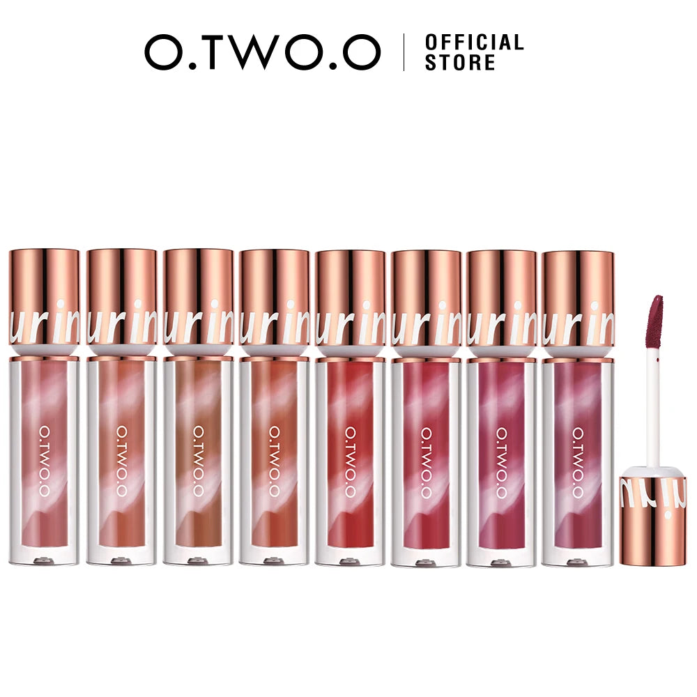 O TWO Liquid Lipstick Makeup Velvet Matte Lip Tint Waterproof Long Qme
