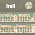1 Roll Fence Vine Scene PET Tape for Scrapbooking DIY Decals Phone Case Notebook Decoration Supplies Qme 6