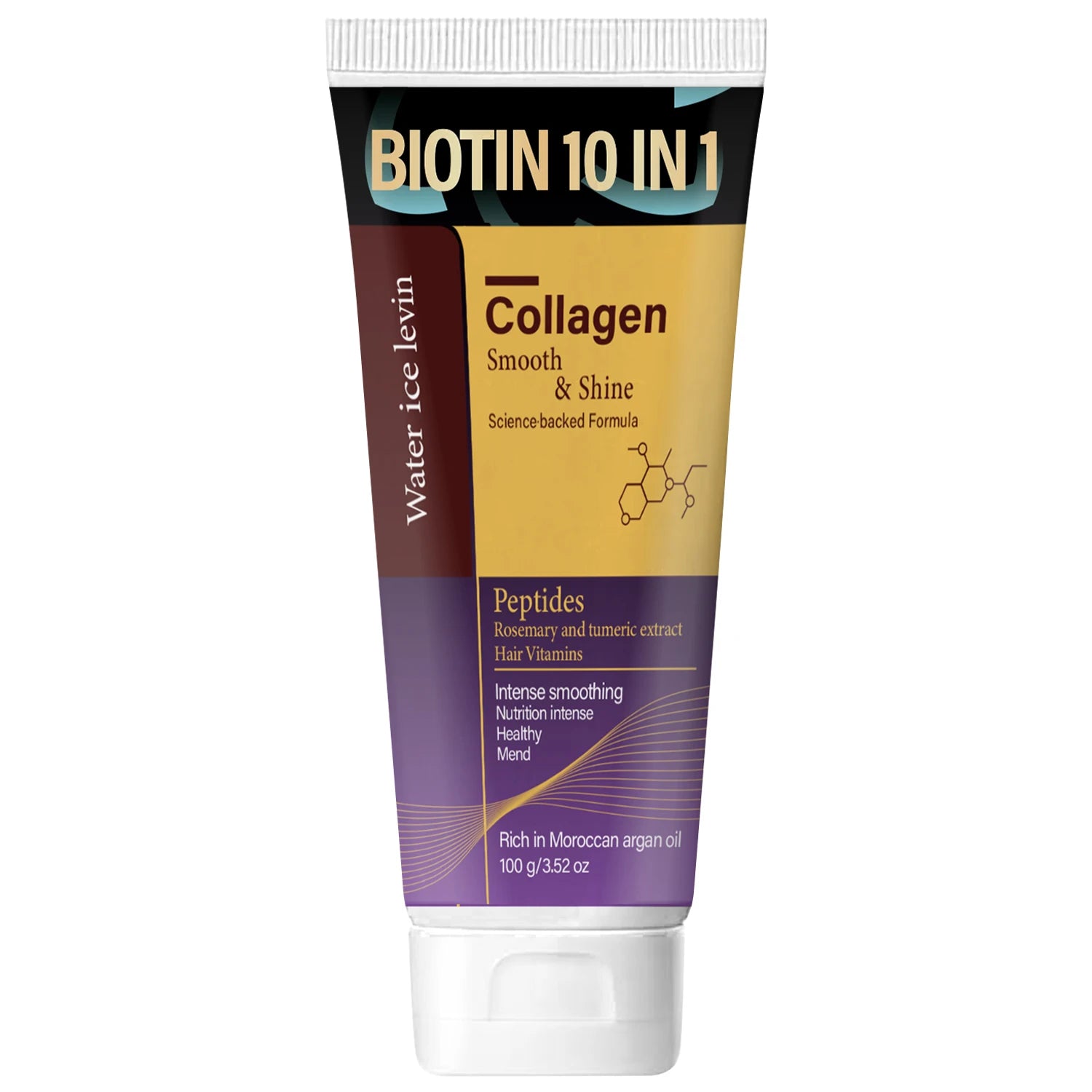 10-in-1 Biotin Hair Mask - Keratin & Collagen Infused, Intense Smoothing for All Hair Types Qme Smoothing & Straightening