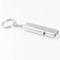 Dual Frequency Survival Whistle Flat Metal Outdoor Hiking Climbing Qme A1