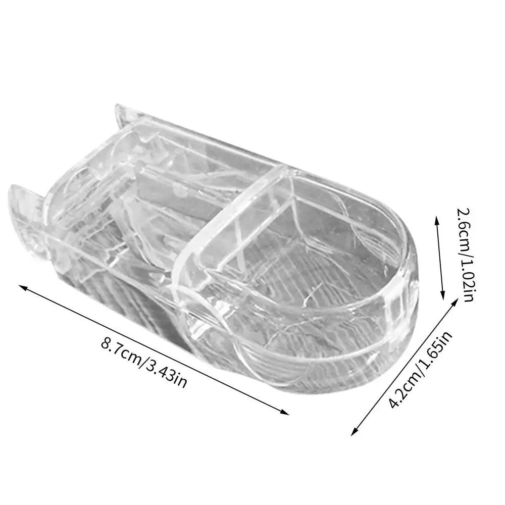 Portable Multiple Pill Dispenser Multifunctional Medicine Crusher Clear Vitamin And Medicine Crusher For Adults And Children Qme White