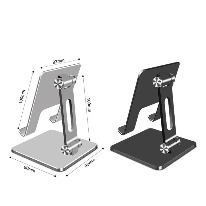 Metal Desk Mobile Phone Holder Stand for IPhone IPad Xiaomi Adjustable Desktop Tablet Holder Universal Tablet Stands Qme
