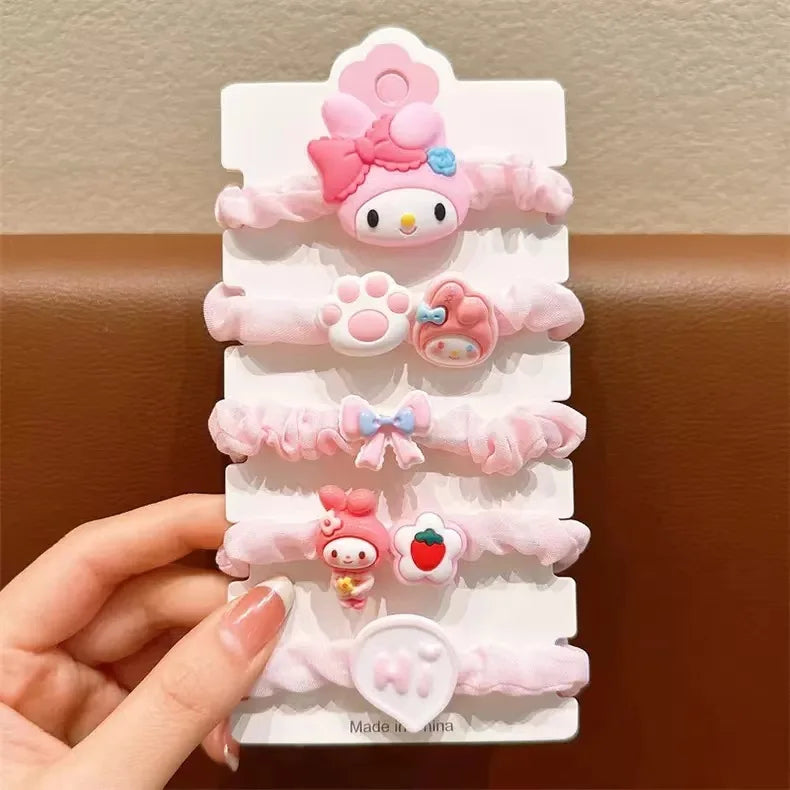 Clow Mi Cartoon Hair Tie Cute Gentle Clips Accessories Students Qme 15